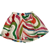 Emilio Pucci Schlichte Shorts mit weißem Muster für Mädchen