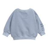 PLAY UP felpa tinta unita girocollo con stampa Azzurro per Neonato PA011AP10903N AZZURRO PLAY UP 