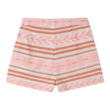 Mayoral Schlichte Shorts mit geometrischem Muster und verstellbarer Taille Weiß für Mädchen