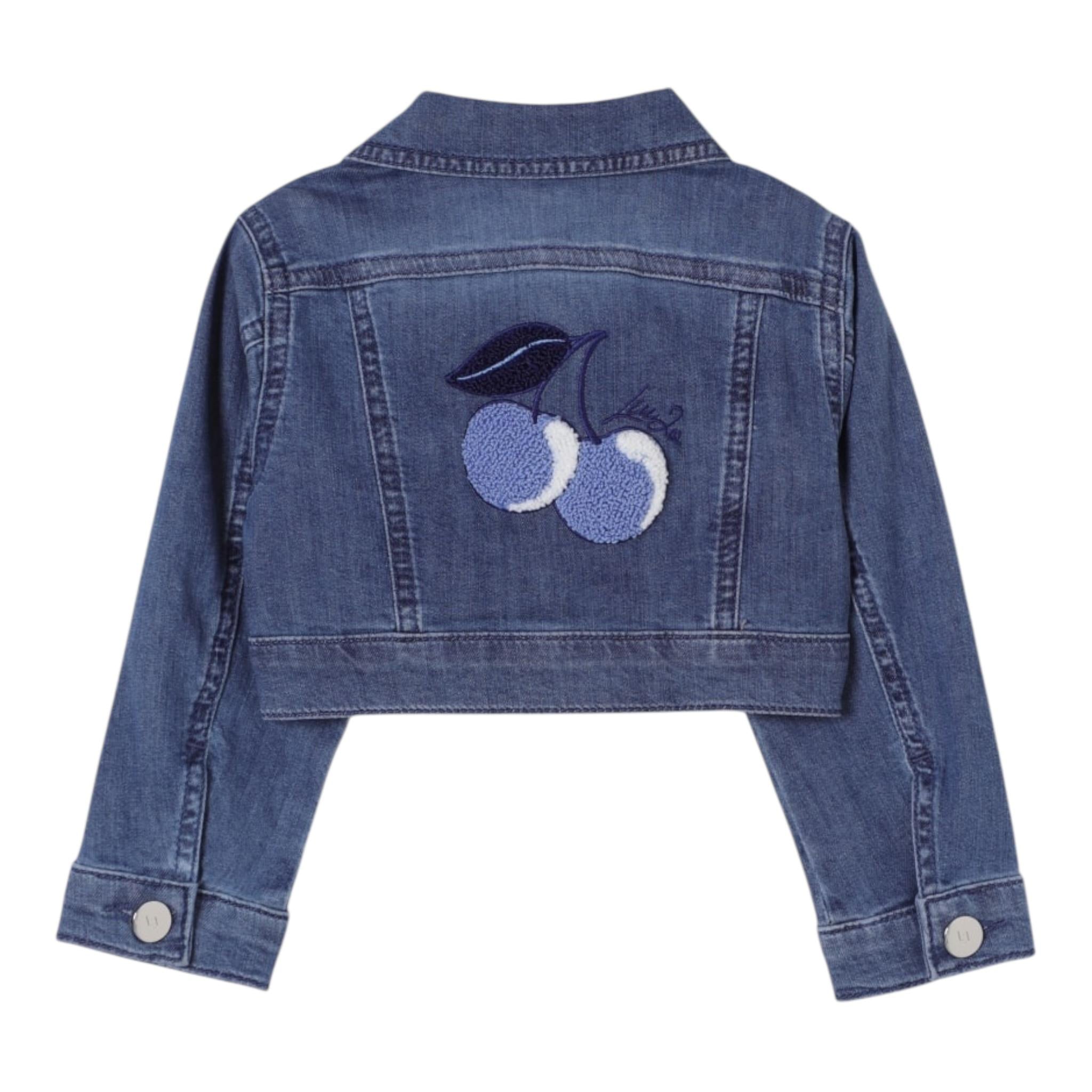Liu Jo Giubbino In Denim Tinta Unita per Neonata KA5044 BLU LIU JO 