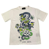 JOHN RICHMOND t-shirt girocollo tinta unita con stampa in contrasto Bianco per Bambino RBA25190TS BIANCO JOHN RICHMOND 