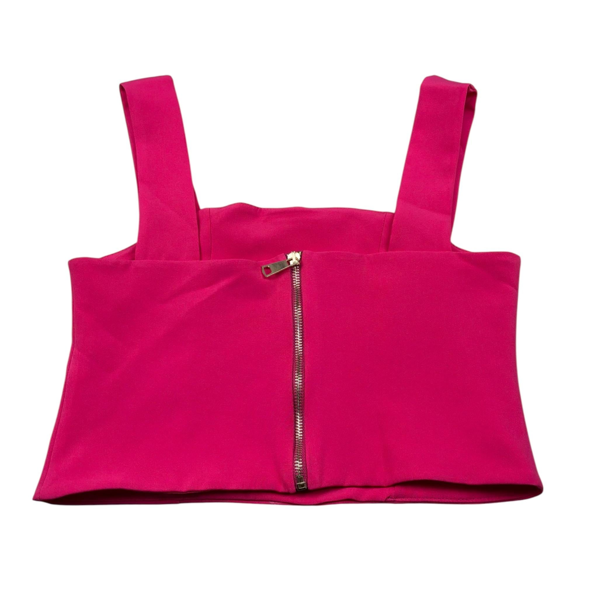 Janice Top Giromanica tinta unita Fuxia per Bambina JN702R FUXIA JANICE 