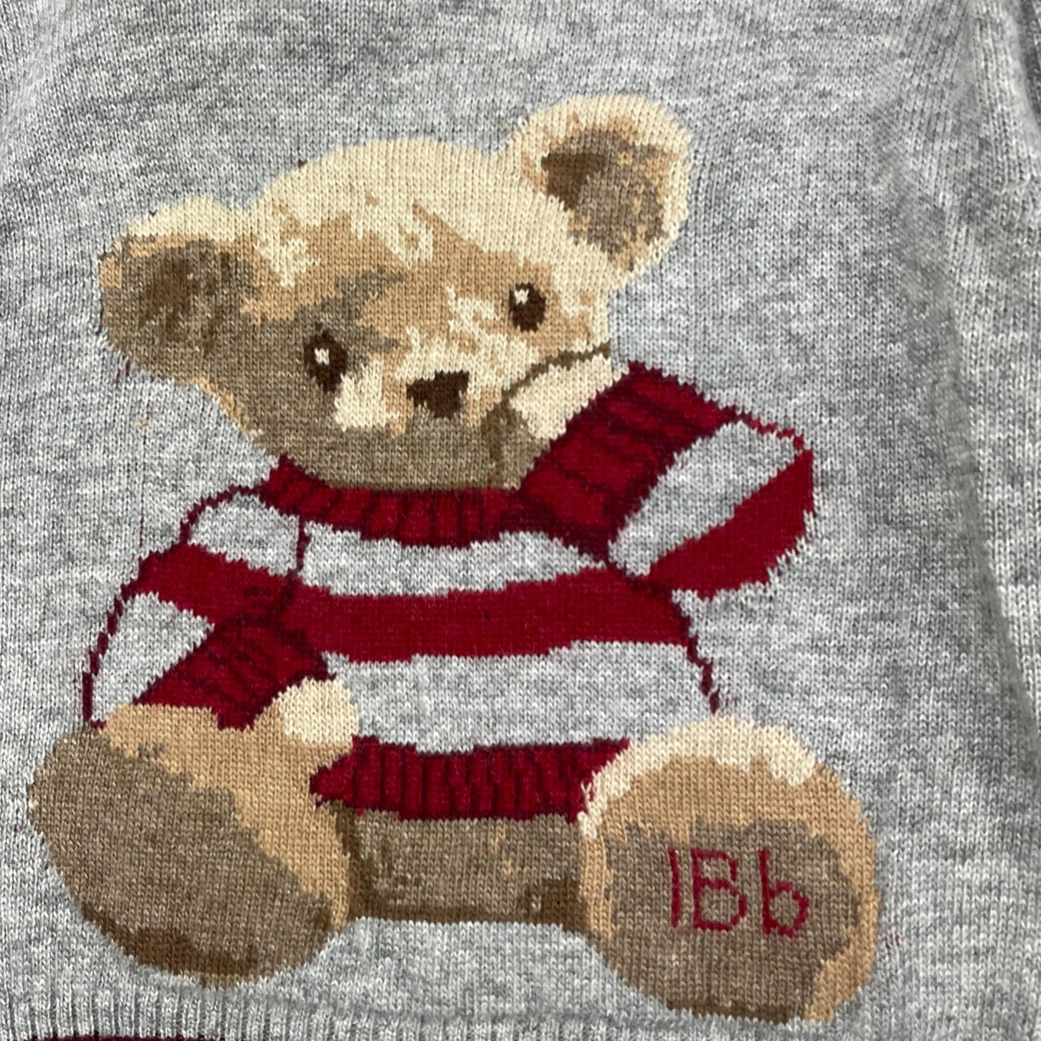 LE BEBE' maglia girocollo tinta unita con stampa Grigio per Neonato LBB5160 GRIGIO LE BEBE' 