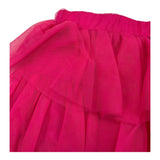 M+E‘ Einfarbiger Rock mit Tüll und elastischer Taille Fuchsia für Baby Mädchen