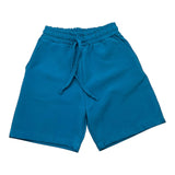 Machen Sie Bermuda einfarbig mit elastischer Taille hellblau für Neugeborene