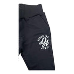 DANIELE ALESSANDRINI pantalone tinta unita con stampa Nero per Neonato 1291T0008333 NERO DANIELE ALESSANDRINI 