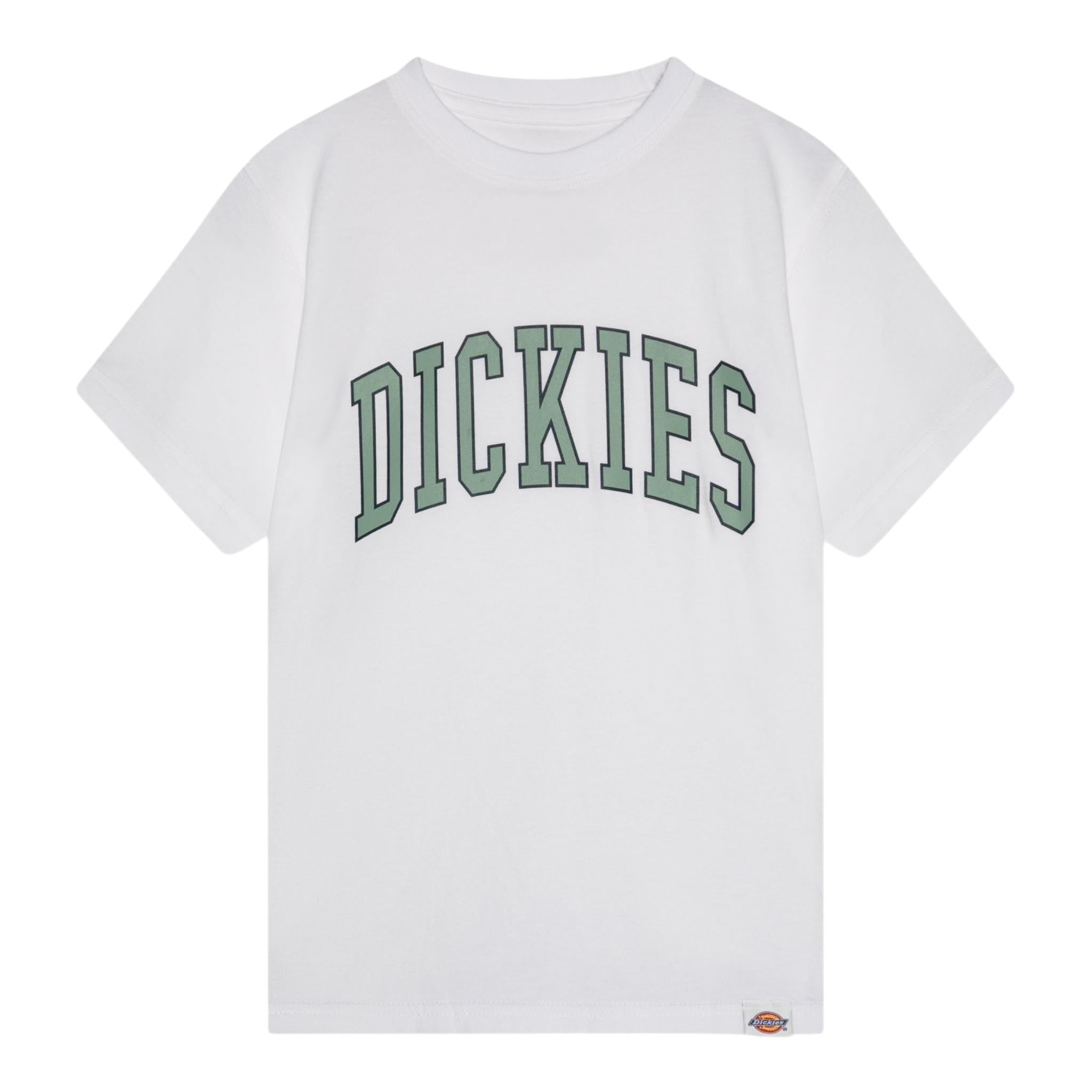 Dickies T-Shirt Girocollo Tinta Unita con Stampa per Neonato DK0A4Z800WH1 BIANCO DICKIES 