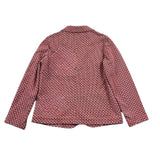 Distrett Uni Jacke mit Muster und Knöpfen Rot für Jungen