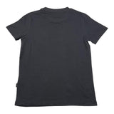 Dan John – Schwarzes, einfarbiges T-Shirt mit Rundhalsausschnitt und Logo für Jungen