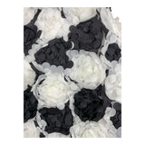 Miss Blumarine Zweifarbige Shorts mit schwarz/weißen Applikationen für Mädchen