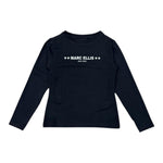 MARC ELLIS shirt girocollo tinta unita con stampa Nero per Bambina JMJTS15498 NERO MARC ELLIS 