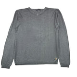 SP1 maglia con scollo a v tinta unita Grigio per Bambino MAG0814 GRIGIO SP1 
