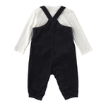 TOMMY HILFIGER completo 2 pezzi shirt-salopette bicolore Bianco/blu per Neonato KN0KN01920 BIANCO/BLU TOMMY HILFIGER 