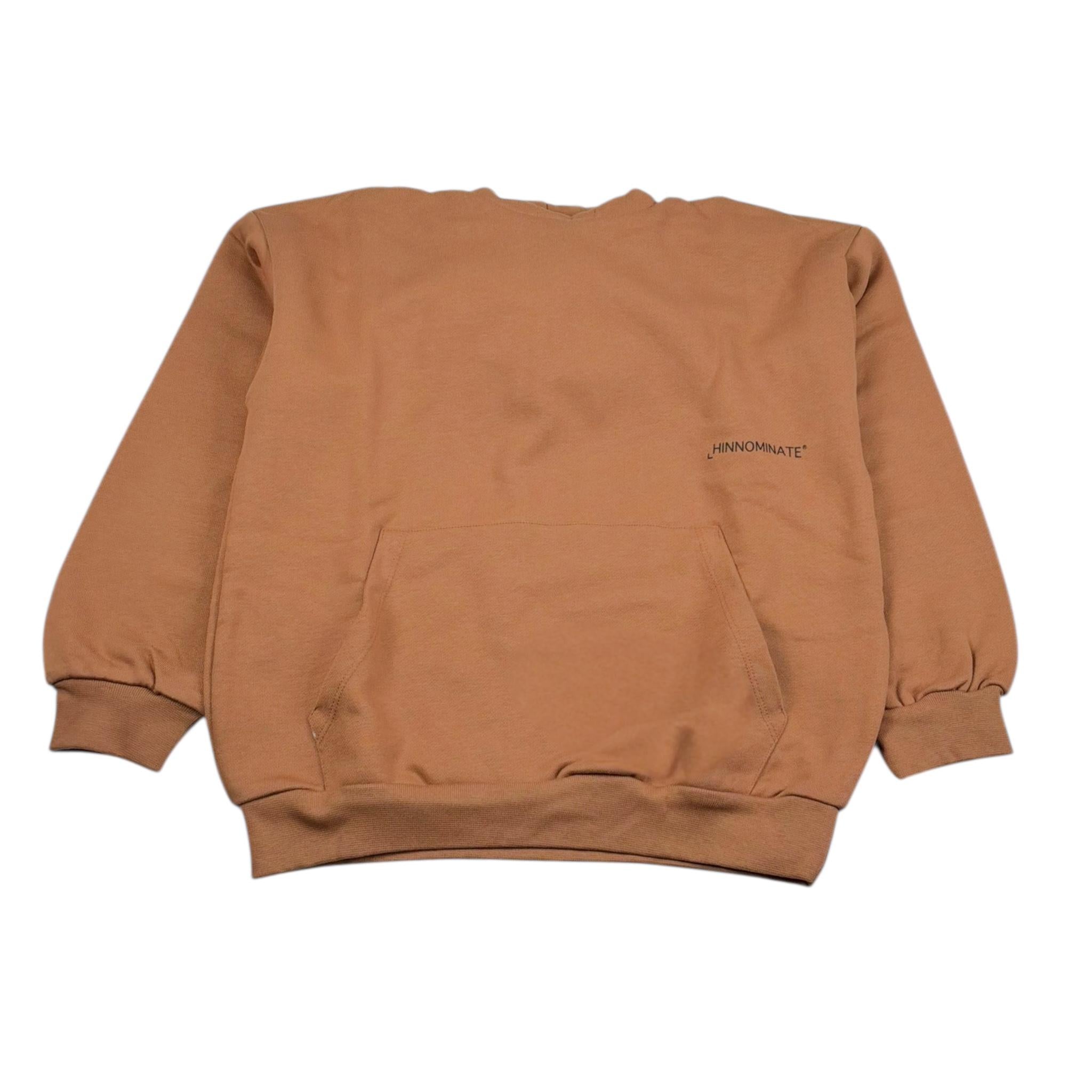 Hinnominate Felpa Tinta Unita con Cappuccio per Bambino 3641FZ00029 CAMMELLO HINNOMINATE 