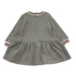 LE BEBE' abito girocollo tinta unita con stampa in contrasto Grigio per Neonata LBG6129 GRIGIO LE BEBE' 