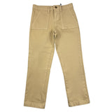TRUSSARDI pantalone tinta unita con girovita regolabile Beige per Bambino TBA25066PA BEIGE TRUSSARDI 