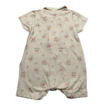 Petit Bateau Pagliaccetto Mezza Manica tinta unita Beige per Neonata A09H201460 BEIGE PETIT BATEAU 