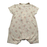 Petit Bateau Pagliaccetto Mezza Manica tinta unita Beige per Neonata A09H201460 BEIGE PETIT BATEAU 
