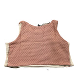 Bamboom+Babies Einfarbiges Top mit rosa Stickerei für Baby Mädchen