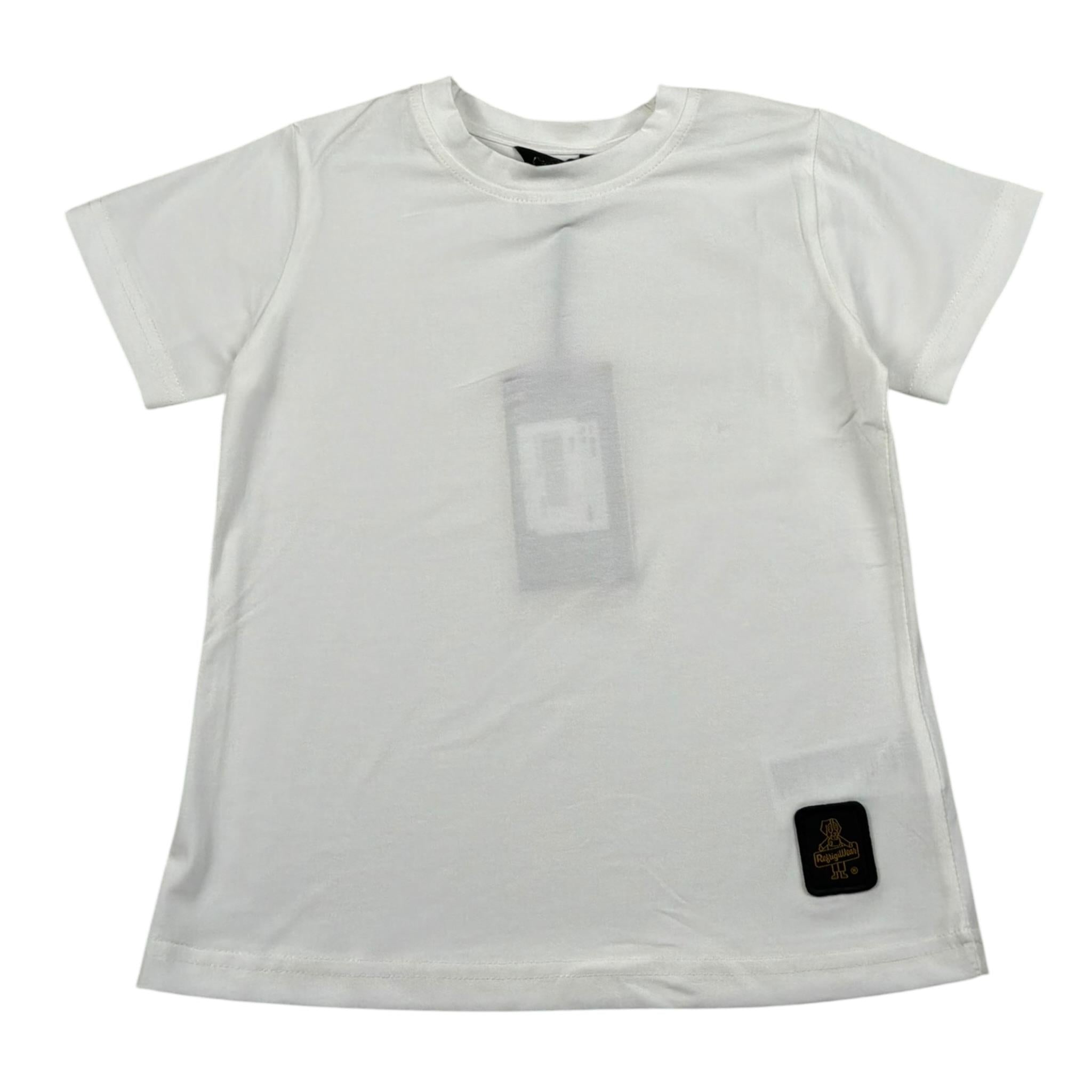 Refrigiwear T-Shirt Girocollo Tinta Unita per Bambino RWG638 BIANCO REFRIGIWEAR 