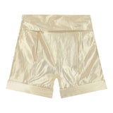Karl Lagerfeld Short Tinta Unita con Zip per Bambina Z30522 ORO KARL LAGERFELD 