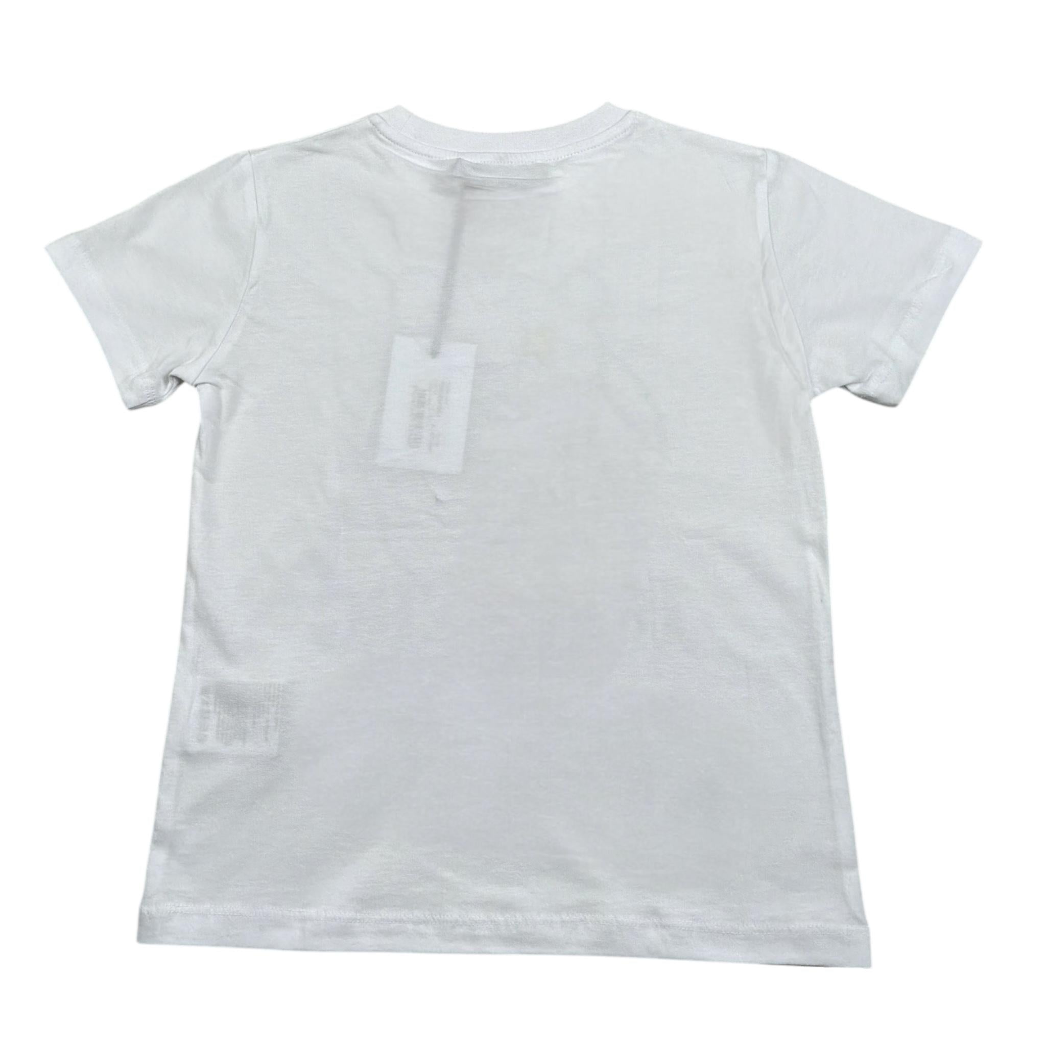 Iceberg T-Shirt Girocollo Tinta Unita con Stampa per Bambino TSICE5106JX BIANCO ICEBERG 
