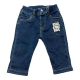 Bikkembergs Jeans Einfarbig Mit Elastischer Taille Blau Für Neugeborene