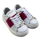 Twinset Sneakers Einfarbig mit weißem Kontrastband für Mädchen