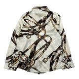 Daniele Alessandrini Camicia Manica Lunga Tinta Unita Stampa Fantasia per Bambino 1235C00117 BEIGE DANIELE ALESSANDRINI 