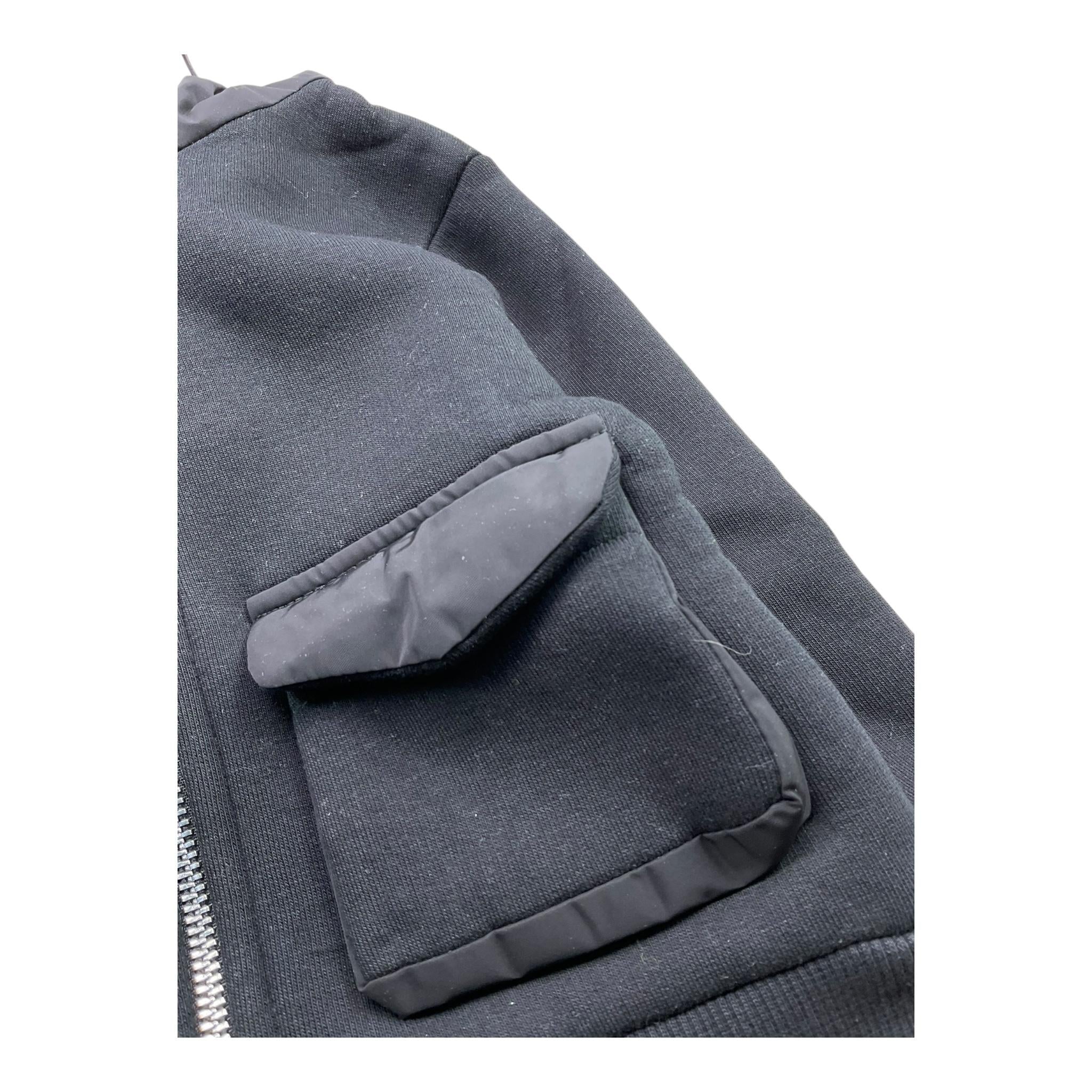 PATRIOT felpa tinta unita con cappuccio e zip Nero per Neonato FE0040N NERO PATRIOT 