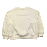 TRUSSARDI felpa chiusa girocollo tinta unita cn logo Panna per Bambina TGA25021FE PANNA TRUSSARDI 