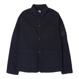 C.P. Company Giubbino In Denim Tinta Unita con Bottoni per Bambino CUA000L BLU C.P. COMPANY 