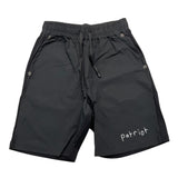 Patriot Bermuda Einfarbig Elastischer Bund Schwarz Für Jungen