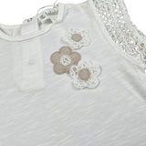 Lalalu' Completo 2 Pezzi T-Shir-Short per Neonata CCTL0011PX BIANCO/BEIGE LALALU' 