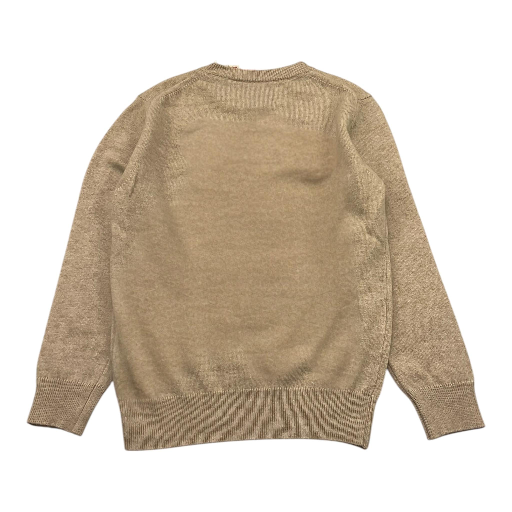 SAINT BARTH maglia tinta unita con stampa Sabbia per Bambino DOU00211 SABBIA SAINT BARTH 