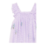 Stella Mccartney Abito Giromanica Tinta Unita In Tulle per Bambina TW1E42 LILLA STELLA McCARTNEY 