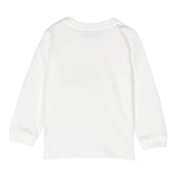 MOSCHINO shirt girocollo tinta unita con logo Bianco per Bambino MUO00VJ BIANCO MOSCHINO 