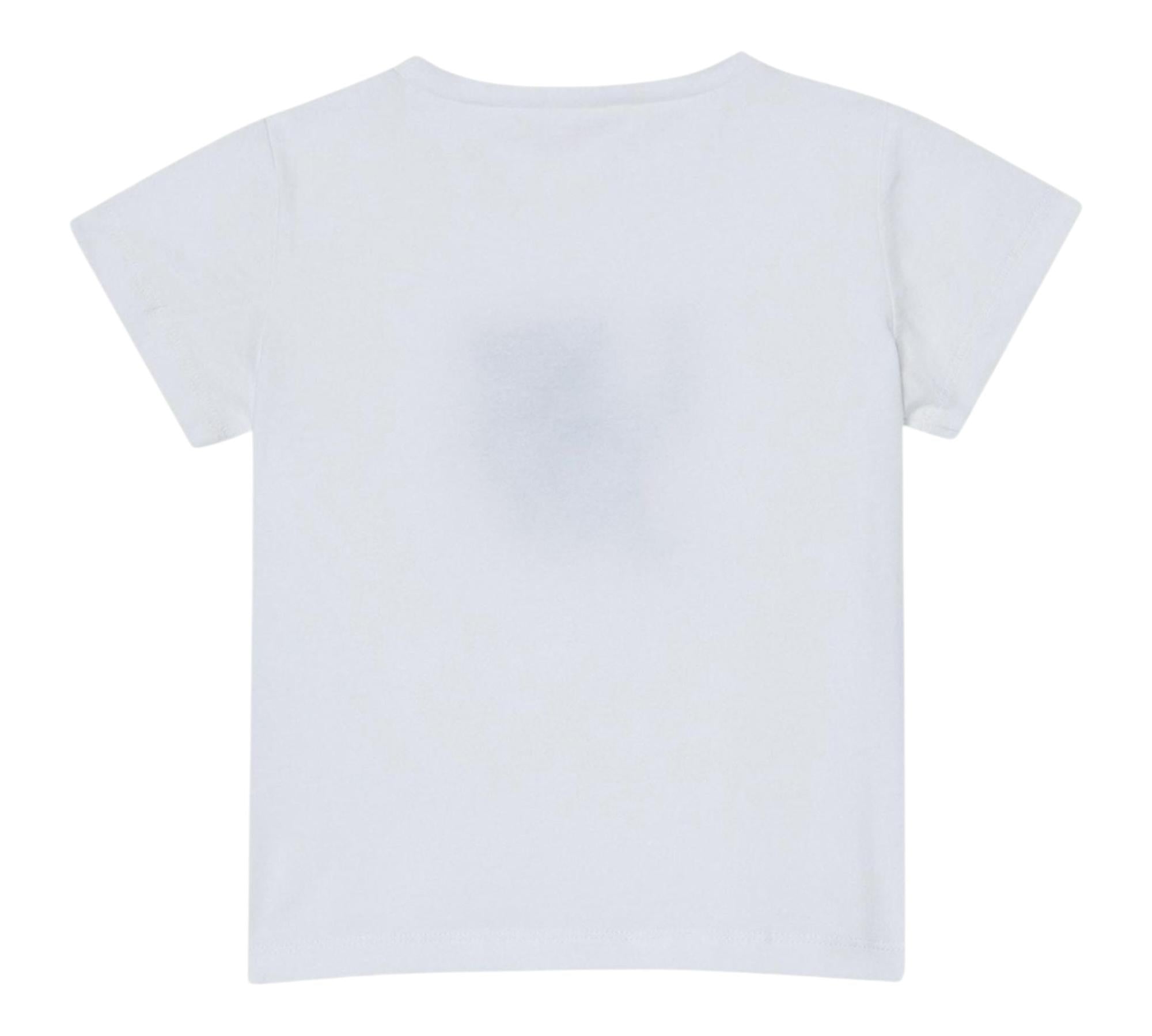 Liu Jo T-Shirts Girocollo Tinta Unita con Stampa per Bambina KA5039J5 BIANCO LIU JO 