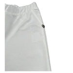 pantalone tinta unita con elastico in vita PE51172G73X PANNA PLEASE 