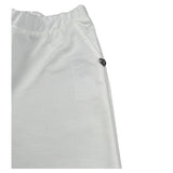 pantalone tinta unita con elastico in vita PE51172G73X PANNA PLEASE 