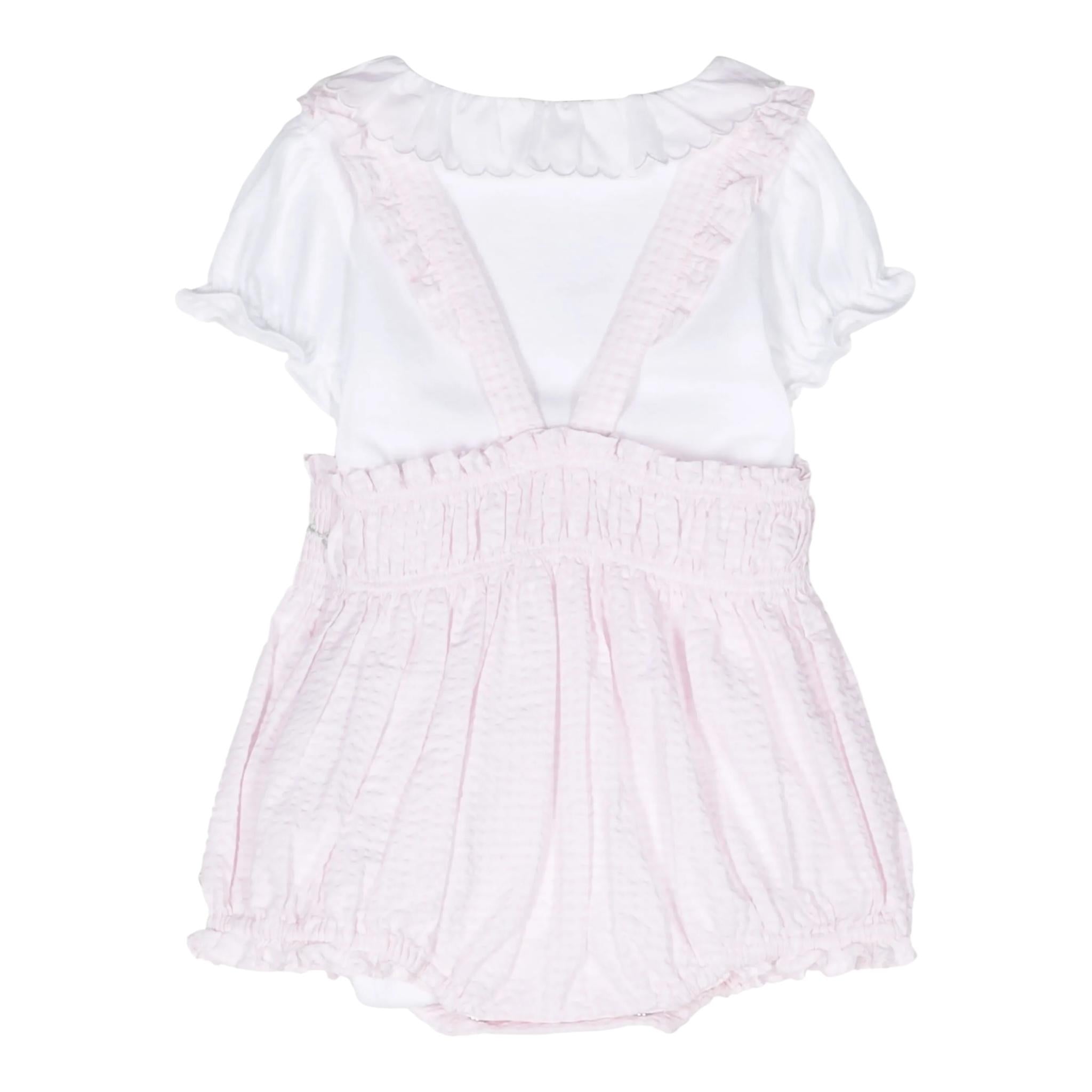 completo 2 pezzi body-salopette TY37010 ROSA TARTINE ET CHOCOLAT 