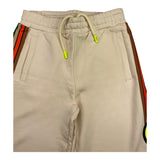Barrow Kids Einfarbige Trainingsanzug-Bermudashorts mit beigem Aufdruck für Jungen