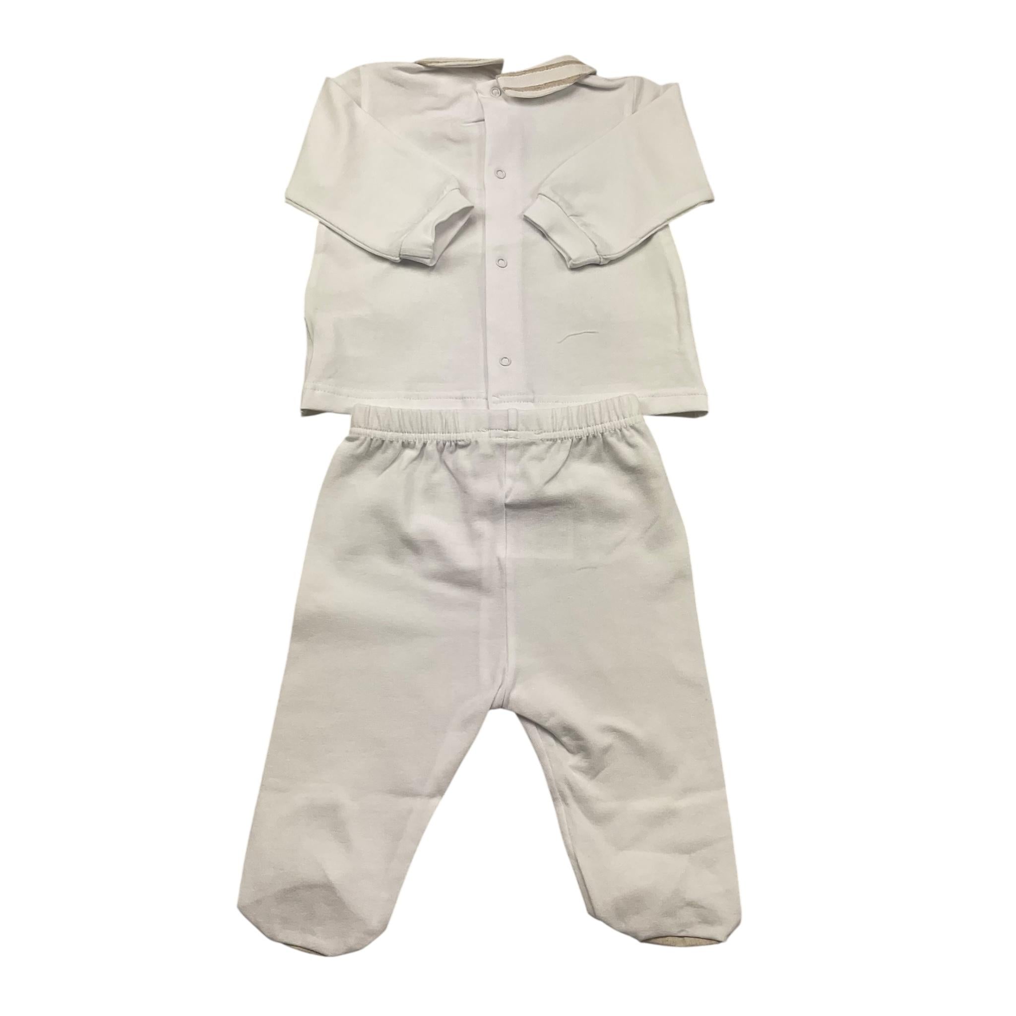 Lalalu' Completo 2 Pezzi Shirt-Ghettina per Neonato CPL2P BIANCO LALALU' 
