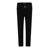 JOHN RICHMOND jeans tinta unita con stampa Nero per Bambina RGA24130JE NERO JOHN RICHMOND 