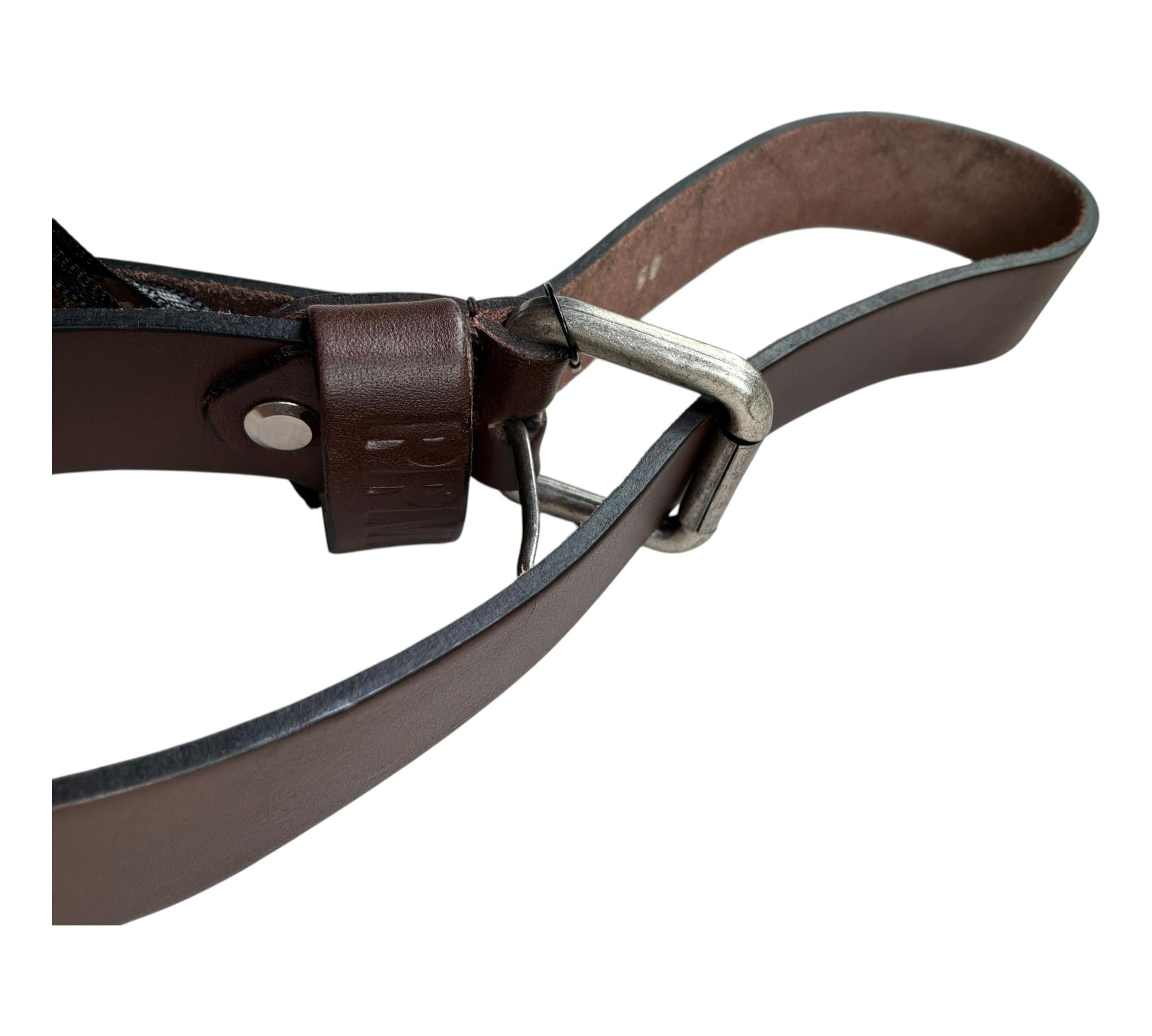 Paolo Pecora Cintura Tinta Unita per Bambino PP4376 MARRONE PAOLO PECORA 