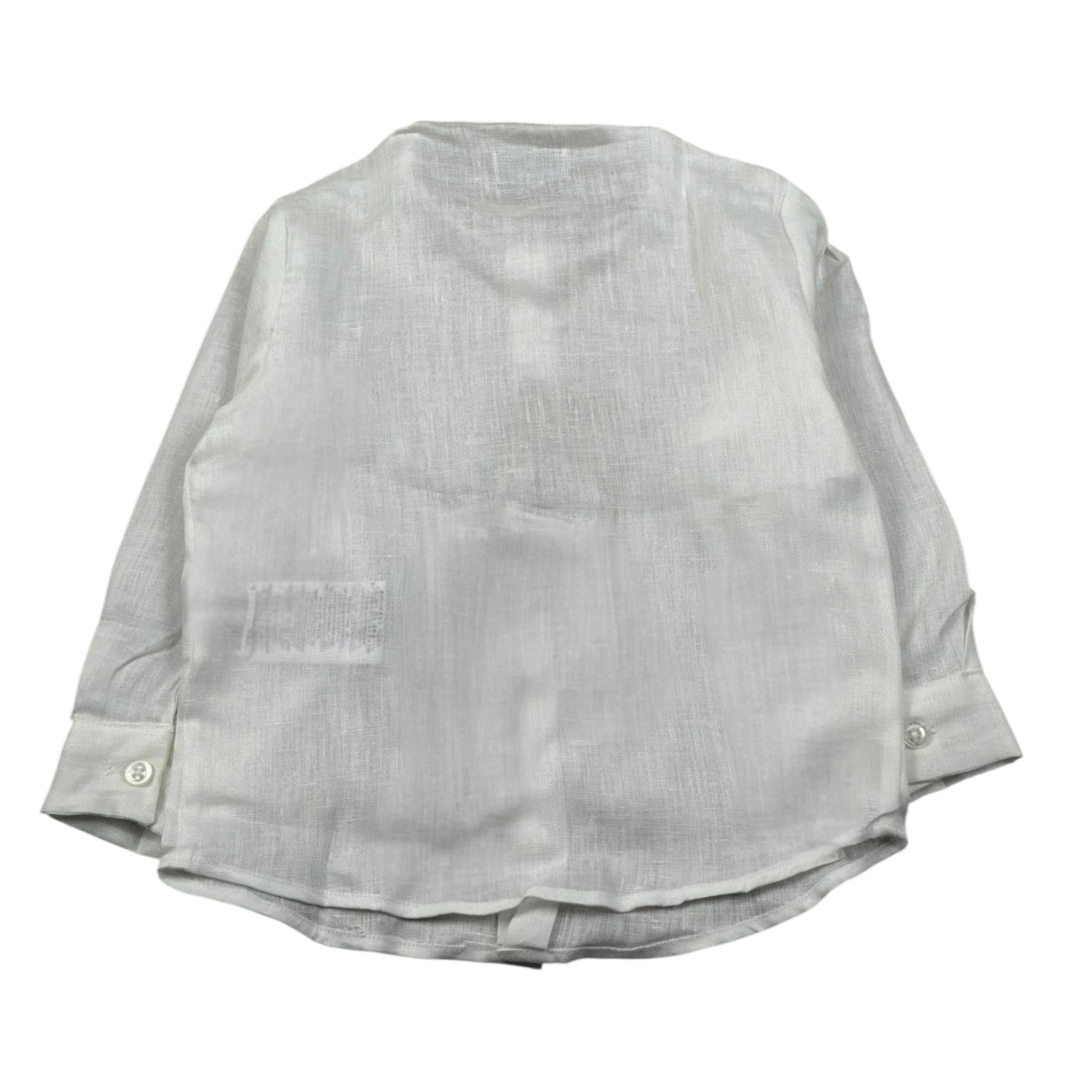 Manuel Ritz Camicia Collo Coreano Tinta Uita Bianco per Neonato MR2033N BIANCO MANUEL RITZ 