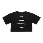Blauer T-Shirt Girocollo Tinta Unita con Stampa per Bambina 25SBLGH02550X NERO BLAUER 