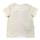 Mayoral Rundhals-T-Shirt einfarbig mit Kontrastdrucken weiß für Neugeborene