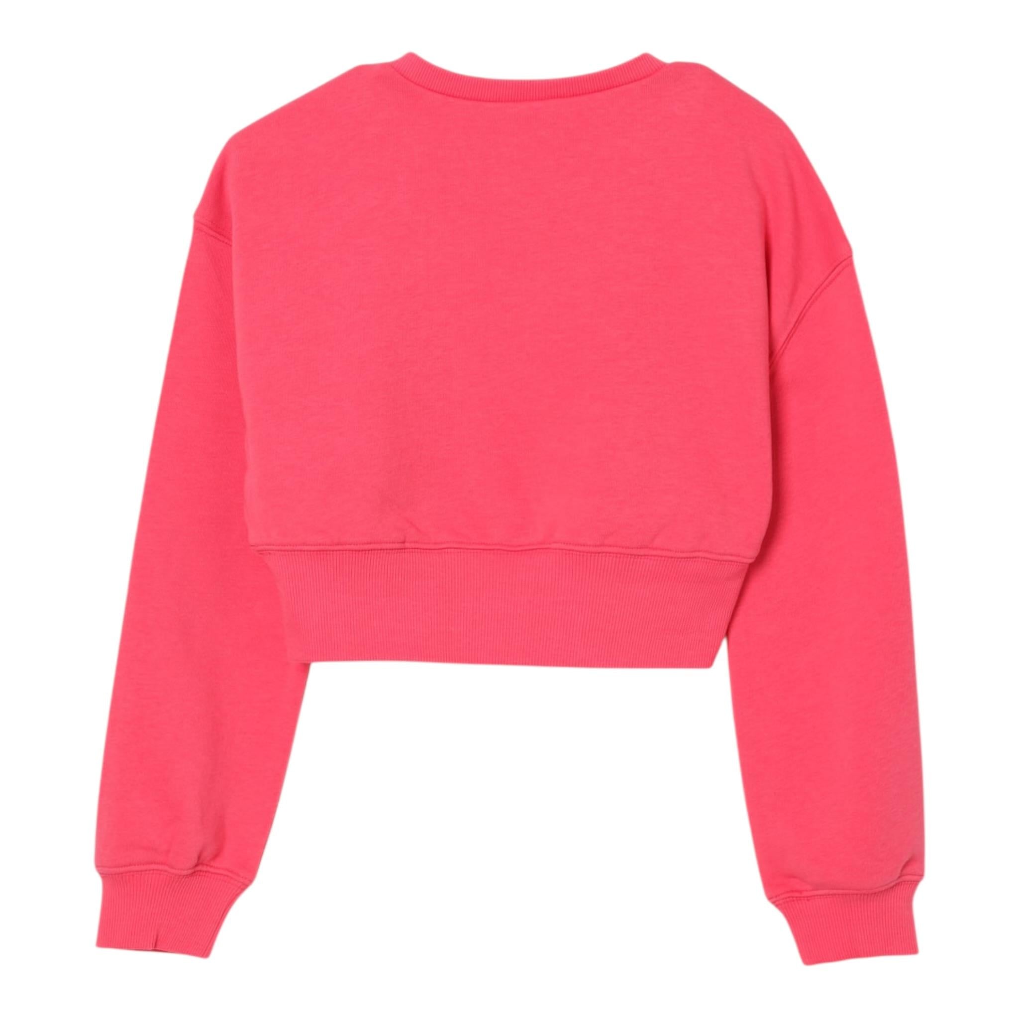 Liu Jo Felpa Tinta Unita con Trafori per Bambina GA5154 CORALLO LIU JO 