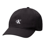 Calvin Klein Cappello con Visiera Tinta Unita con Logo per Bambino U00150 NERO CALVIN KLEIN 